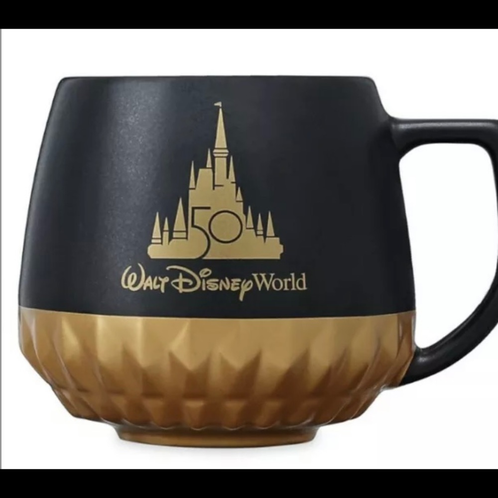 Walt Disney World 50th Anniversary Black & Gold 2021 Starbucks Mug. - Picture 5 of 6